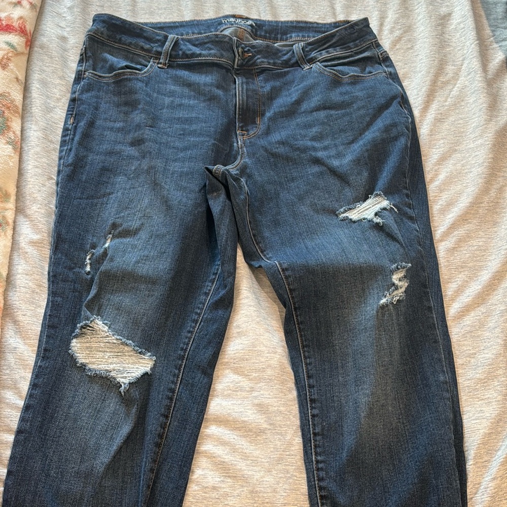 Maurice’s distressed jeans